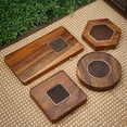 thumbnail image 6 of Walnut Tea Tray With Drainage And Storage New Chinese Style Tea Table For Home, 6 of 9