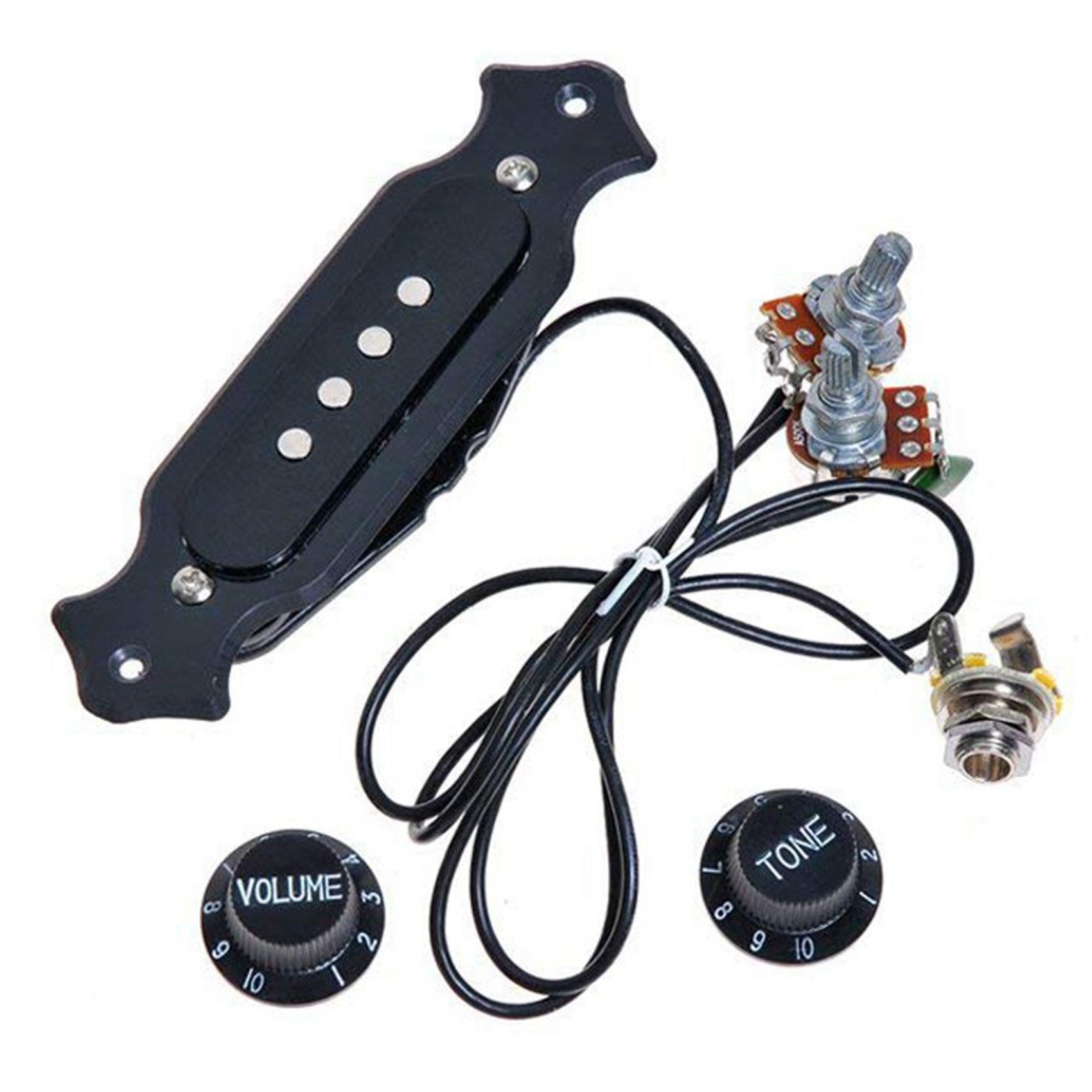 4Sets Pre-Wired Guitar Pickup with Volume & Tone for Electric Guitar