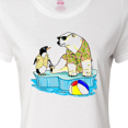 thumbnail image 4 of Inktastic Penguin and Polar Bear Iceberg Beach Bums Women's T-Shirt, 4 of 5