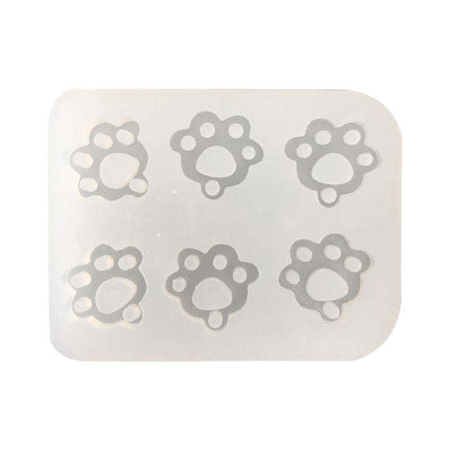 Molde de pata de animal Naiovety colgante para tobillera silicona antiadherente herramienta artesanal HA081021-00