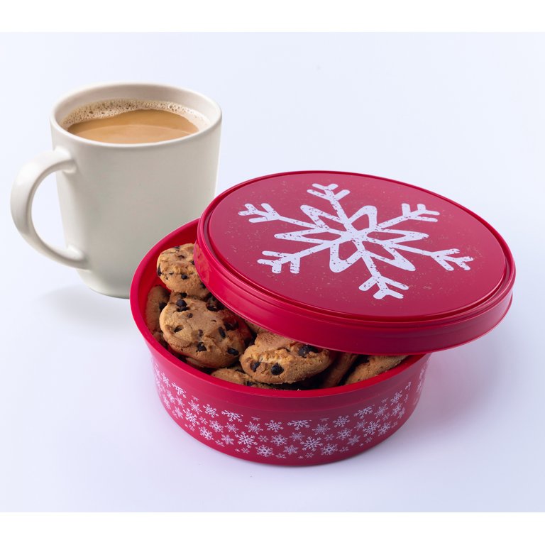 Holiday Home Christmas Cookie Container - Snowflake, 1 ct - Ralphs