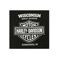thumbnail image 2 of Harley-Davidson Men's Streamer Crew-Neck Pullover Fleece Sweatshirt - Black, Harley Davidson, 2 of 2