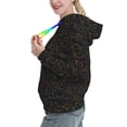 thumbnail image 2 of Sikiie Doodle Dinosaur Women's Casual Hoodies Long Sleeve Lightweight Pullover Tops Loose Sweatshirt-Small, 2 of 7