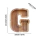 thumbnail image 5 of Lata de ahorros de madera con letras en inglés, lata de ahorros de vidrio transparente, alcancía, 5 of 6