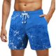 thumbnail image 1 of Xishao Traje de Baño Hombre (Decoloración del Agua, 2022 Nuevo Modelo) Bañador Trunks para Playa Natación Piscina Secado Rápido con Forro de Mallas Azul real/Tiburón M Azul real/Tiburón M Xishao ropa, 1 of 2