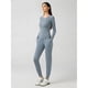 thumbnail image 4 of Pantalones de Yoga de Cintura Alta para Mujer con Puños Ajustables con Cordón y Bolsillos, Ideales para Correr o Hacer Ejercicio. Azul Belga M, 4 of 10
