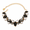 Full Black Diamond Necklace, variant on Luxury Crystal Pet Link Chain Necklace, Glamorous Faux Diamond Collar for Cats and Small Dogs, Sparkling Jewelry Accessory for Photo Shoots and Parties, Adjustable 12" Length