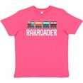 thumbnail image 3 of Inktastic Railroader Train Hobby Youth T-Shirt, 3 of 5