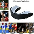 thumbnail image 2 of Protector Bucal para Protector Bucal para Lacrosse Rugby Taekwondo (negro Blanco), 2 of 9