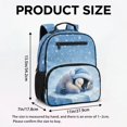 thumbnail image 7 of KUIFORTI Cute Penguin Toddler Bookbag Kids School Bag with Multiple Storage Pockets Soft Girls Backpack for Kindergarten Preschool Back to School Supplies, 7 of 7