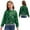 Green, variant on Kids Sparkly Sequin Bomber Flight Jacket Baseball Jackets Hip-hop Modern Dance Coat Tops Green 14