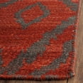 thumbnail image 6 of SAFAVIEH Kilim Goran Geometric Diamonds Wool Area Rug, Blue/Grey, 4' x 6', 6 of 10