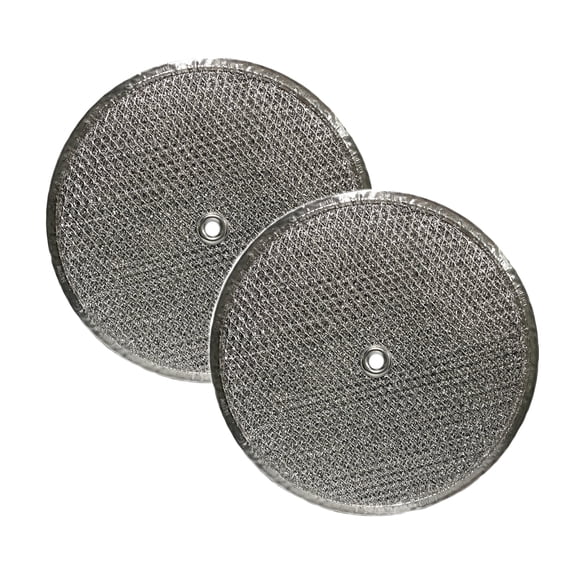 Air Filter Factory 11-1/2 Round x 3/32 With Center Hole Aluminum Grease Filter 2-Pack