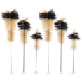 thumbnail image 1 of Ergonomic Handle Flask Wash Brush Synthetic Material 6Pcs 12X2.6X0.4In, 1 of 1