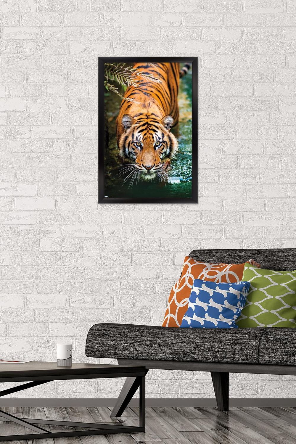 Tiger - Water Wall Poster