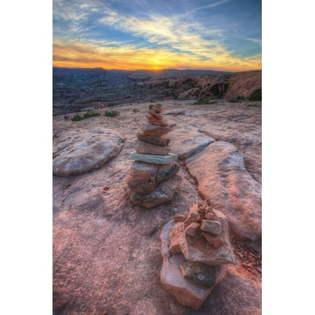 Scene from a Sunset Hike, Southern Utah Print Wall Art By Vincent