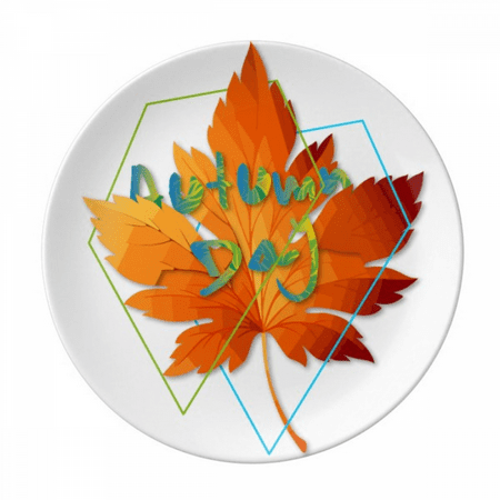 

autumn landscape depressed plate decorative porcelain salver tableware dinner dish