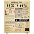 thumbnail image 1 of 46th Birthday Party Decor Poster 46 Years Ago Back In 1978, 1 of 5