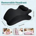 thumbnail image 3 of Almohada viscoelástica con forma de cuña TAOMYTA, soporte de espalda ergonómico, 3 of 7