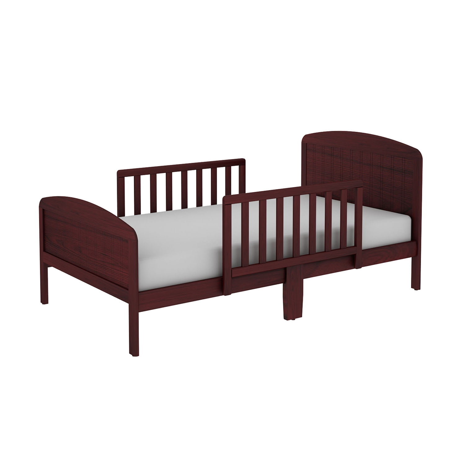 Russell Children Harrisburg XL Wooden Toddler Bed, Brown