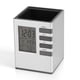 thumbnail image 5 of Fdit Reloj de Escritorio LED Reloj de Temperatura Multifuncional Sostenedor de Pluma Reloj de Alarma con Pantalla LCD Digital para Oficina Hogar Khall Tendencias, 5 of 6