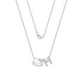 thumbnail image 4 of Hello Kitty Womens Enamel Hello Kitty and Sliding Pave Initial Necklace - Letter H, 4 of 5