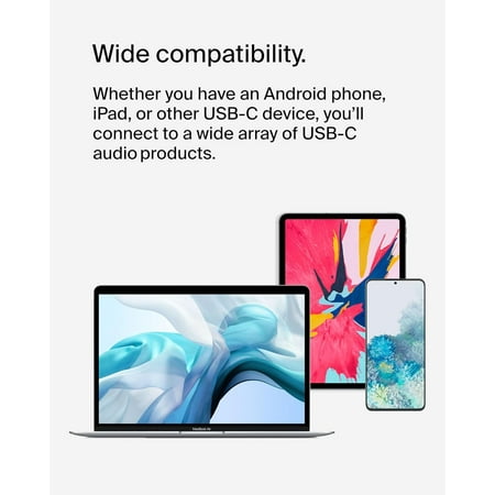 Belkin - 3.5mm Audio & USB-C Adaptor - Fast Charge Compatible USB-C Audio Adaptor for iPad Pro, Galaxy, Pixel, OnePlus & More - Black