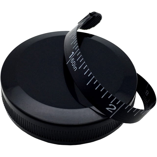 Cinta métrica retráctil suave, marcas de 60 pulgadas y 150 cm, cinta de coser flexible para coser costuras, cinta métrica de cintura de tela, mini cinta de tela para bajar de peso