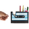 thumbnail image 3 of Desktop Tape Dispenser with Pen Holder, The Retro Tape Design Adhesive Roll Holder with 1 Roll, Paperclips Holder,, 3 of 5