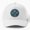 White, variant on Amicalola Falls State Park Baseball Hat, Heraldic Outdoor Travel Logo Design, Classic Cap