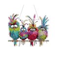 thumbnail image 6 of PLPPYFS Christmas Pearl Diamond Art Hanging Ornament DIY Craft, Bird Pearl Diamond Suncatcher, 3D Mixed-Size Pearls and Complete DIY Craft for Windows, Trees, Holiday Gifts, 6 of 6