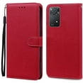 thumbnail image 1 of Note 11 Case For Xiaomi Redmi Note 11 11S Case Leather Wallet Flip Case For Redmi Note 11 Pro Phone Cases Note 11S Cover Fundas Dark Red Note 11S, 1 of 6