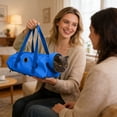 thumbnail image 6 of Cat Restraint Bag, ScratchResistant Nylon Cat Grooming Bag with Zipper & Paste Tape, Waterproof Cat Grooming Restraint Bag Anti-Scratching for Care & Nail Trimming, Ideal for Cat, 6 of 7