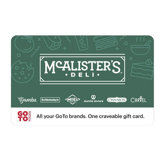 McAlister’s Deli® $50 eGift Card [Email Delivery]