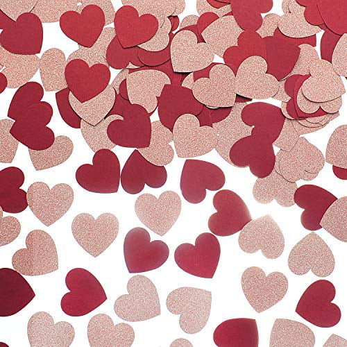 200Pcs/Pack Coloful Mini Paper Love Hearts Confetti Wedding Party Decoration 