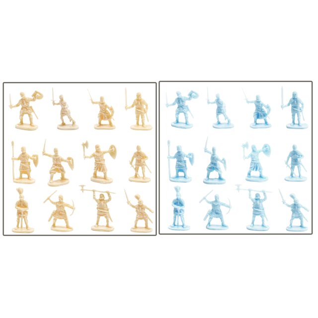 Vogacara Paquete de 200 niños de 7 a 14 años de edad modelo de simulación decorativa regalo de cumpleaños juguetes hogar sala de estar Oficina Kits de construcción modelo Azul amarillo Vogacara FN010850-06