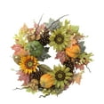 thumbnail image 5 of Admired By Nature GFW6002-NATURAL Fall Wreath, 24-Inches, Orange, 5 of 5