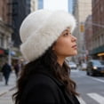 thumbnail image 5 of TELOLY 2026 New Fur Hat Classic Style of Mongolian Hat Fur Hat for Women Suitable for Various Settings Faux Fur Hat White,For Winter Outings,Holiday Parties,Casual Wear,Stylish Warmth, 5 of 7