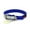 Blue, variant on Ultrahund "Play" Glow Buckle Collar - 10" to Center Hole - Blue