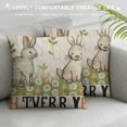 thumbnail image 3 of PHYHOO Easter Pillow Covers Decorations Easter Bunny Throw Pillow Covers Farmhouse Spring Cushion Case for Sofa Couch, 3 of 5