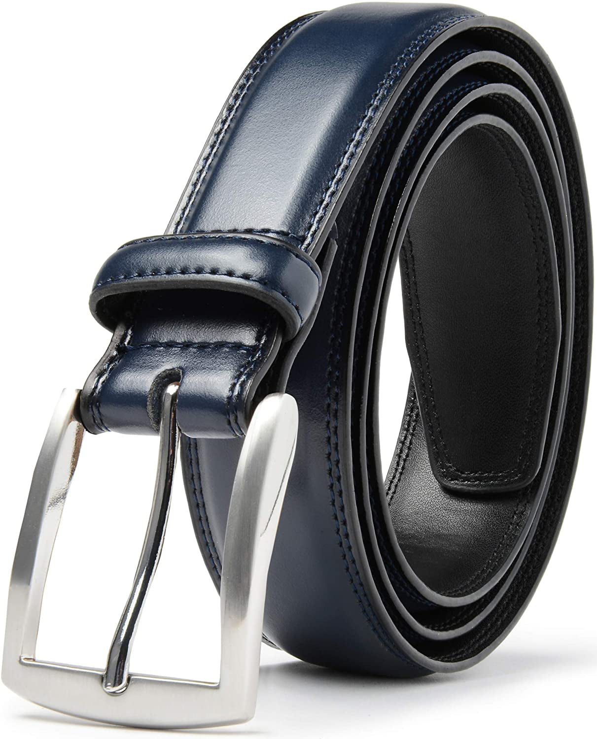 Fashion & Classic Designs for Work Business and Casual Mens Genuine Leather Dress Belt 100% Cow Leather Handmade