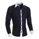 thumbnail image 2 of Camisa Hombre Moda Slim Fit Strech Casual Vestir Ale M, 2 of 7