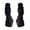 Black, variant on Krdevn Winter Mittens Ribbed Arm Warmers Fashionable Knit Handwear for Girls,Size:One Size