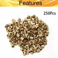 thumbnail image 4 of HUGFEGWE Écrous Moletés Filetage Femelle M4x5mm, 250 Pcs OD Laiton Fileté Insert Écrous d'Encastrement Joint Soudé Hydraulique Kit d'Assortiment pour Impression 3D Moulage Injection UA824-6596, 4 of 7