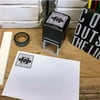 Personalized Square Self Inking Rubber Stamp - The Oswald Square