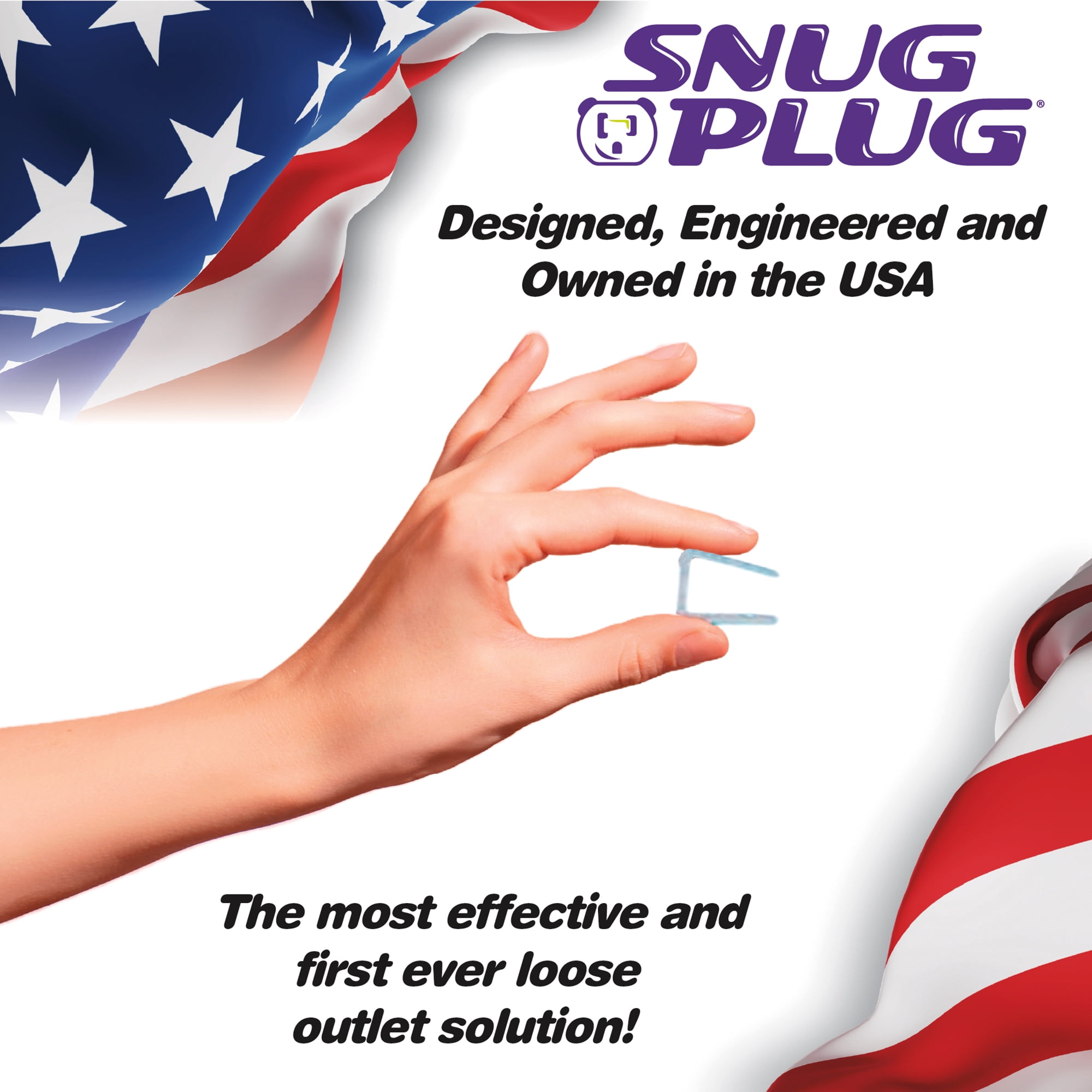 Snug Plug is a Safe and Easy to Use, Engineered Clip that Improves Electrical Connection and Eliminates the Frustration of Plugs Falling Out