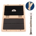 thumbnail image 1 of Caja De Cañas De Clarinete Para Saxofón De Madera Maciza Con Higrómetro, Capacidad Para 5 Cañas, Práctico Diseño De Interruptor Magnético, 1 of 7