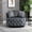 Gray, variant on 36.6-inch Deep Foam Filled Chair / Suitable for Main Living Areas