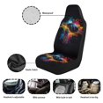 thumbnail image 7 of Uorisanigo Turtle Waterproof Front Seat Covers Car Seat Cover for Front Seat Set of 2 Easy to Install and Clean Removable Automotive Accessories Universal Fit Most Cars, 7 of 7