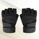 thumbnail image 3 of Guantes tácticos de medio dedo para deportes al aire libre, protección y calidez (negro, talla XL), 3 of 5
